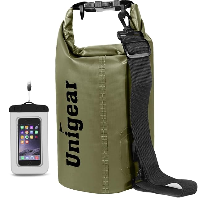 Sac étanche en PVC Unigear avec sa bandoulière et ses anneaux en D renforcés
