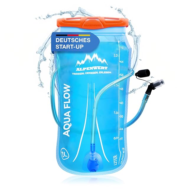 Poche à eau ALPENWERT de 2 litres avec son tube