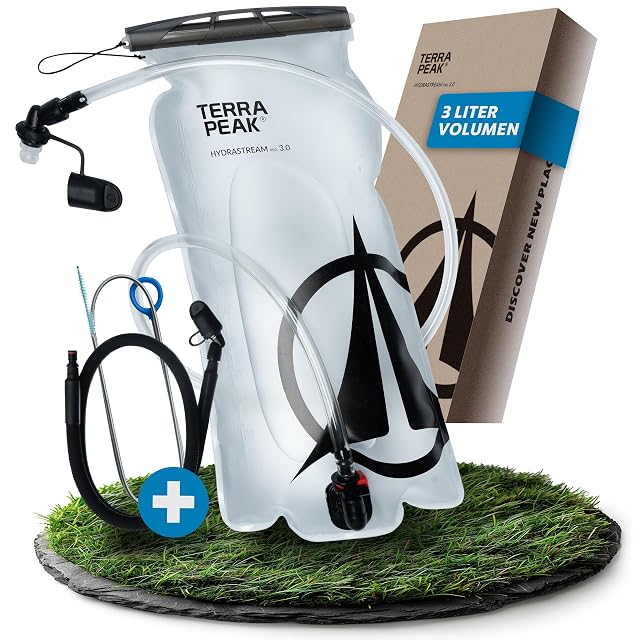 Poche à eau Terra Peak Hydrastream PRO de 3 litres avec sa gaine néoprène de tube