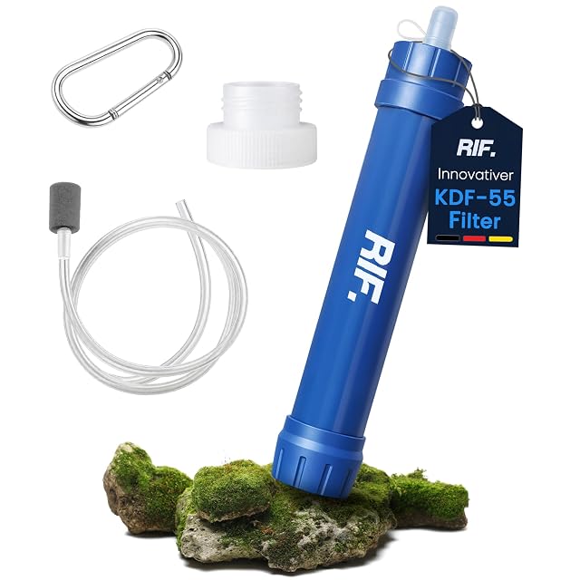Filtre à eau outdoor RIF. avec un adaptateur universel pour gourde