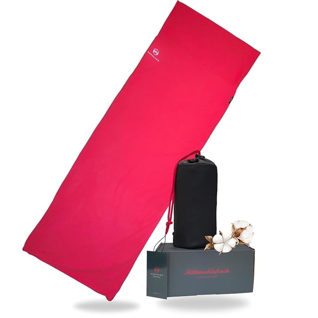 Drap de sac en coton NORDKAMM Sirius avec son sac en filet extensible