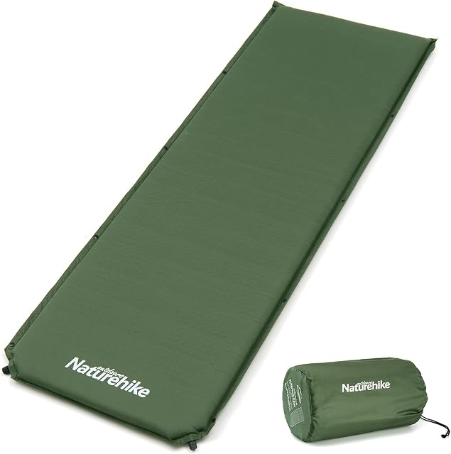 Matelas de sol auto-gonflant Naturehike avec deux valves et une âme en mousse à haute résilience